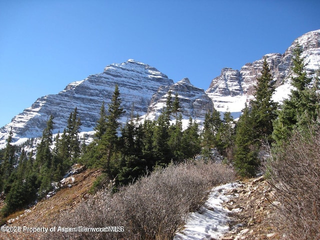 view of mountain feature