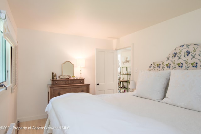 500 W Francis St, Aspen, CO 81611 - bedroom featuring baseboards and wood finished floors