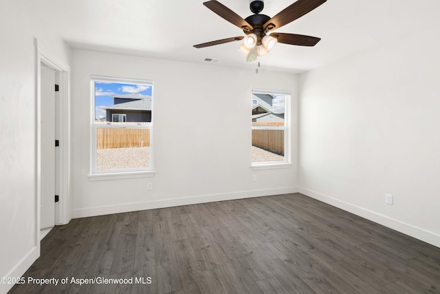 1652 E 17th Cir, Rifle, CO 81650 - empty room with dark wood-type flooring and a ceiling fan