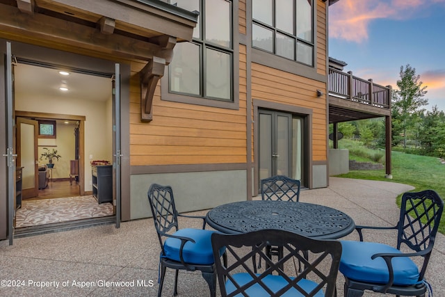 900 Dorais Way, Redstone, CO 81623 - view of patio / terrace featuring outdoor dining area