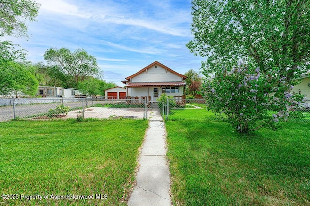 580 Curtis Ave, De Beque, CO 81630 - view of front facade with a gate