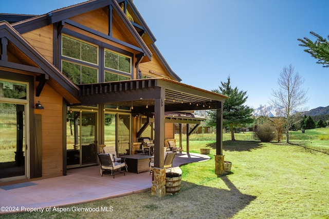 exterior space with a patio