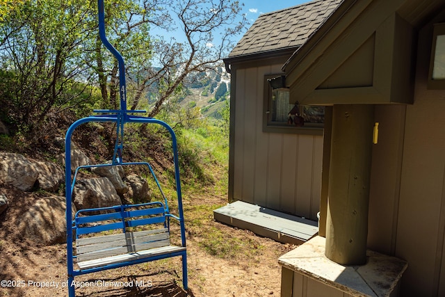162 Bennett Bench Rd, Aspen, CO 81611 - exterior view of a shingled roof and gutters