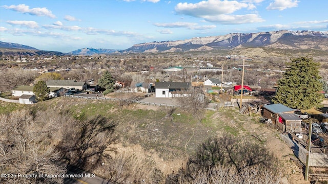 450 E 10th St, Rifle, CO 81650 - birds eye view of property with a mountain view