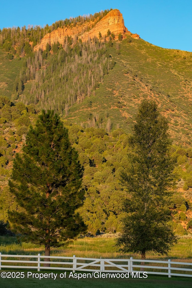 view of mountain feature