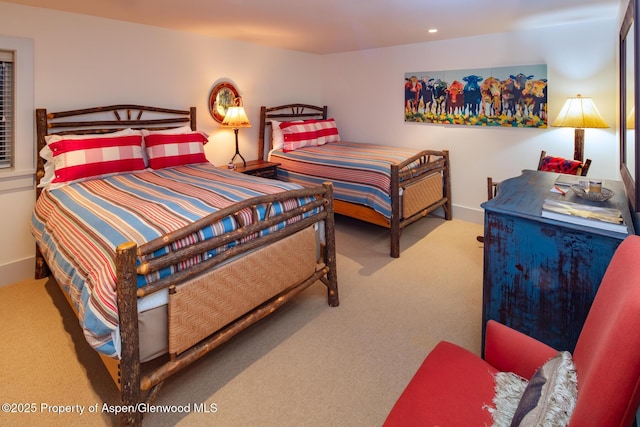 bedroom featuring carpet floors