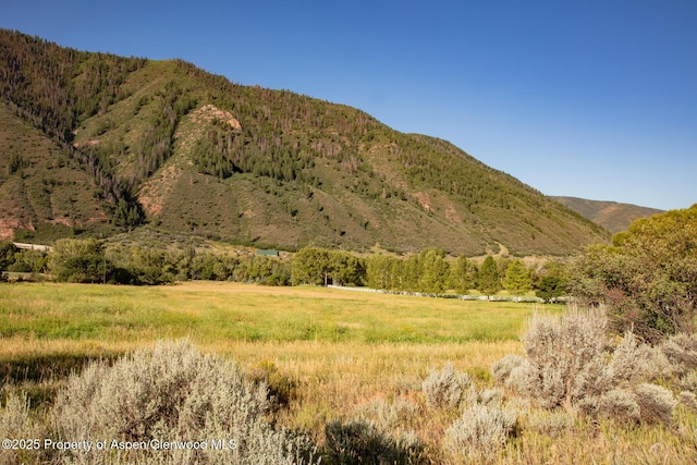 view of mountain feature