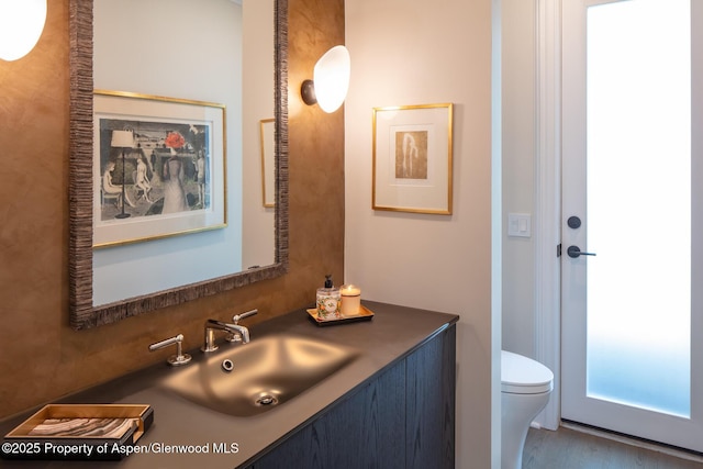205 N 6th St, Aspen, CO 81611 - bathroom with toilet and vanity