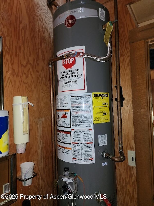 utilities with gas water heater