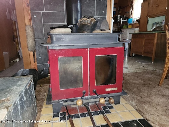 view of utility room
