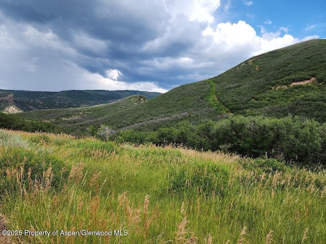 view of mountain feature