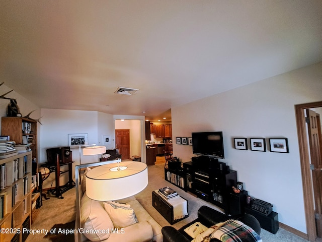 2520 S Grand Ave Unit 3G, Glenwood Springs, CO 81601 - living area with light carpet