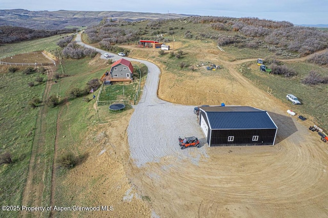 950 Highland Dr, Craig, CO 81625 - birds eye view of property featuring a rural view