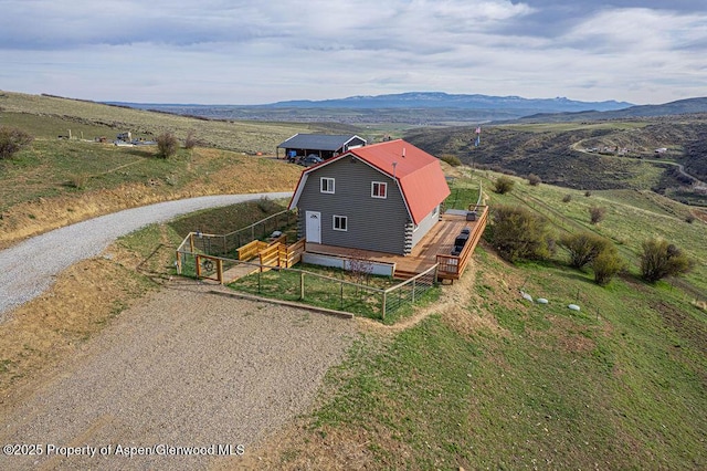 950 Highland Dr, Craig, CO 81625 - bird's eye view featuring a mountain view and a rural view