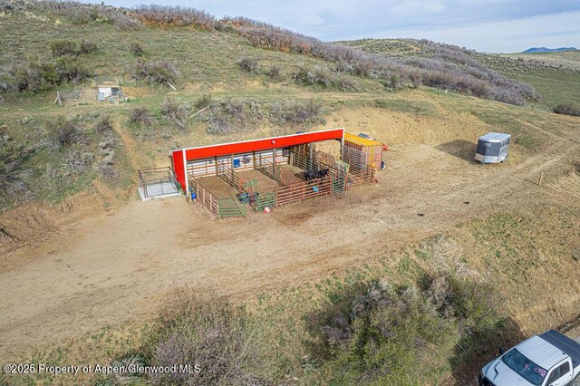 950 Highland Dr, Craig, CO 81625 - birds eye view of property featuring a rural view