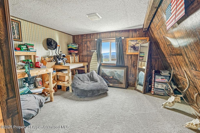 950 Highland Dr, Craig, CO 81625 - carpeted office space with a textured ceiling