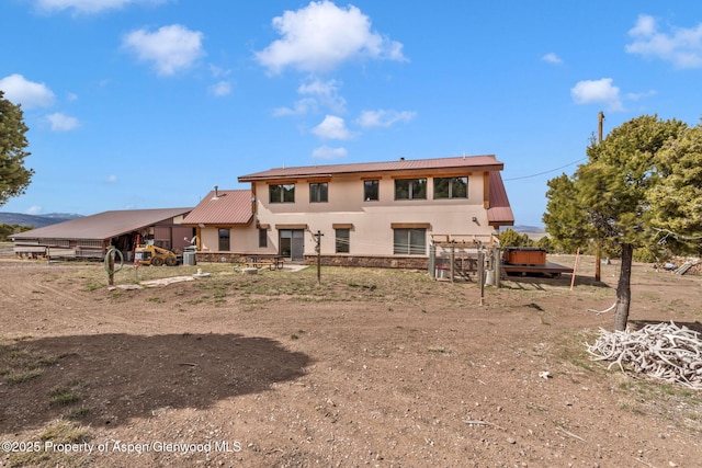 76 County Road 60b, Maybell, CO 81640 - back of property featuring stucco siding
