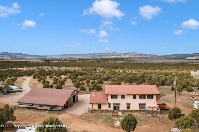 76 County Road 60b, Maybell, CO 81640 - bird's eye view with a mountain view