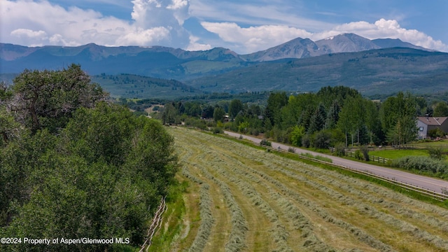 view of mountain feature