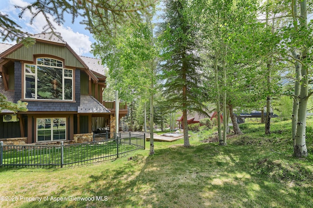 611 Oregon Trl, Aspen, CO 81611 - view of fenced yard