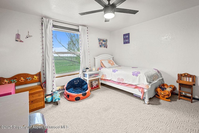 3598 County Road 35, Craig, CO 81625 - bedroom featuring carpet flooring and a ceiling fan