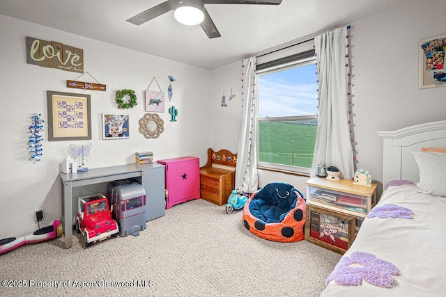 3598 County Road 35, Craig, CO 81625 - carpeted bedroom with ceiling fan