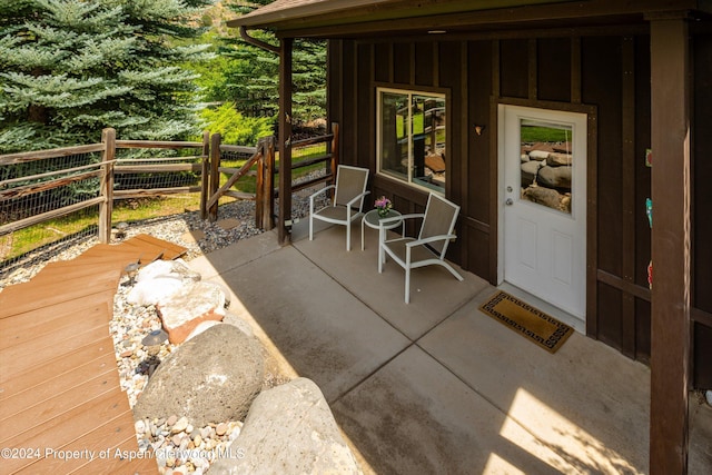 view of patio / terrace featuring a porch