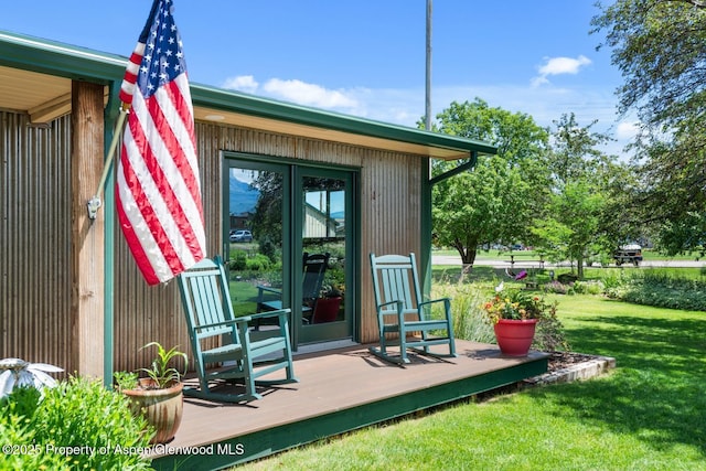 view of outbuilding