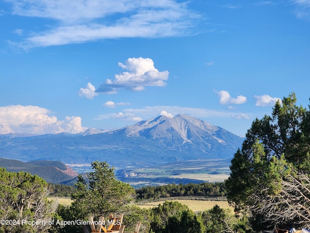 view of mountain feature