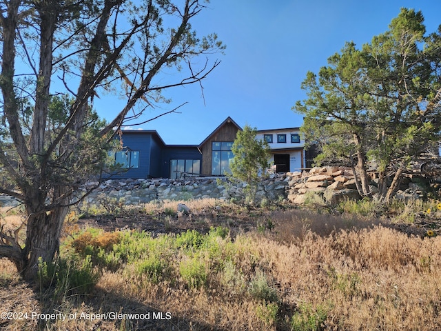 view of back of property