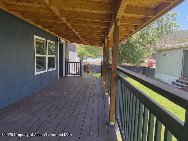 5387 County Road 154 Unit 92, Glenwood Springs, CO 81601 - view of deck