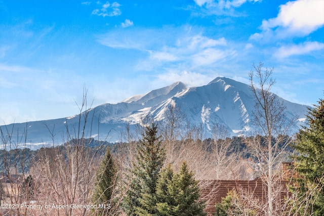 view of mountain feature