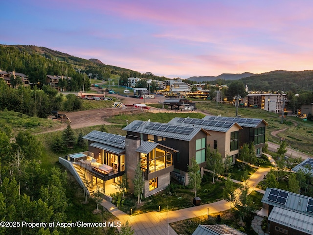 411 Wood Rd Unit 10, Snowmass Village, CO 81615 - drone / aerial view of a mountainous background