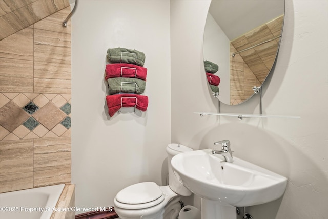 845 Hillcrest Dr, Basalt, CO 81621 - full bathroom featuring toilet and a sink