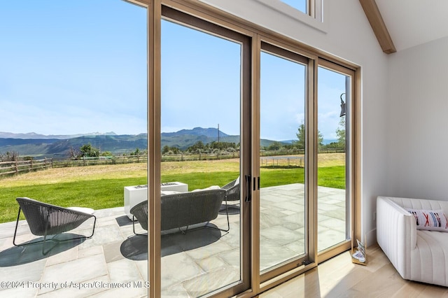 577 Fox Run Dr, Carbondale, CO 81623 - doorway with a mountain view