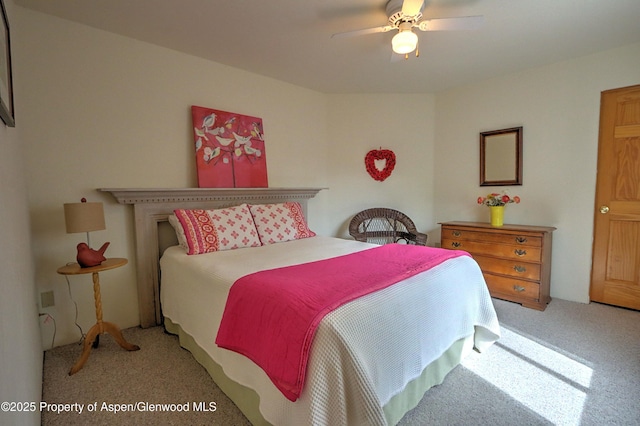 48 Creekside Ct, Glenwood Springs, CO 81601 - bedroom with carpet and ceiling fan
