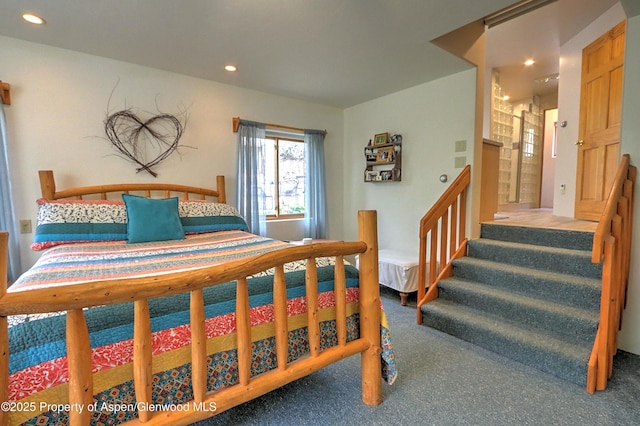 48 Creekside Ct, Glenwood Springs, CO 81601 - bedroom with carpet flooring, recessed lighting, and ensuite bathroom
