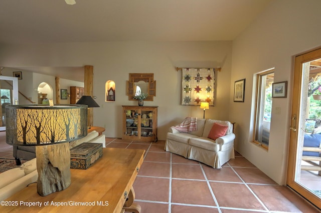 48 Creekside Ct, Glenwood Springs, CO 81601 - tiled living area with plenty of natural light
