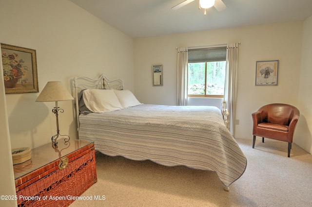 48 Creekside Ct, Glenwood Springs, CO 81601 - bedroom with carpet floors and a ceiling fan
