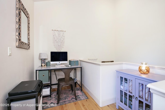 249 Whitehorse Dr, New Castle, CO 81647 - office space with wood finished floors and baseboards