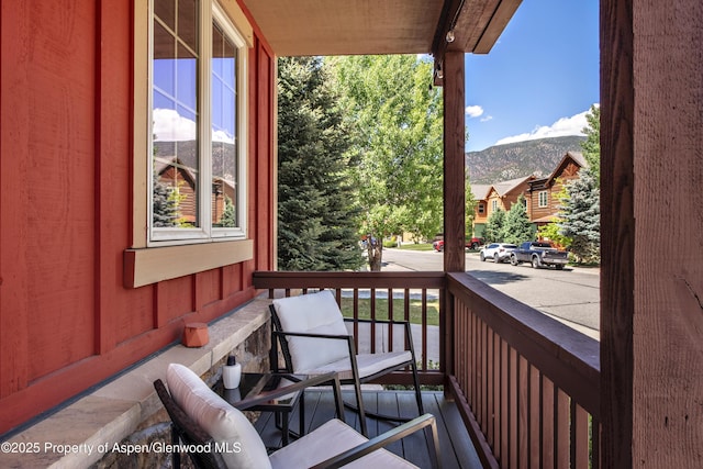 249 Whitehorse Dr, New Castle, CO 81647 - porch with a mountain view
