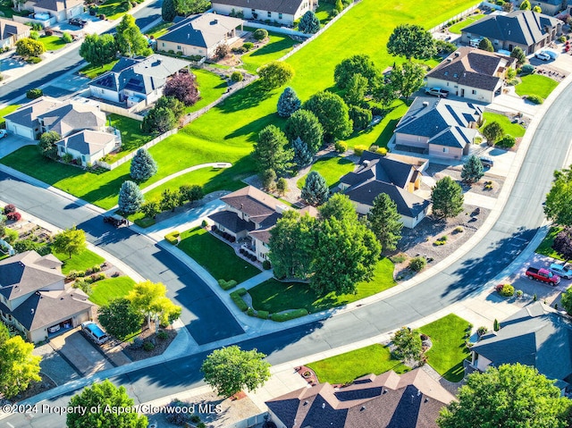 drone / aerial view featuring a residential view