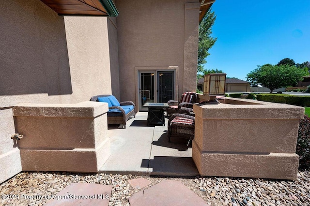 view of patio / terrace featuring outdoor lounge area