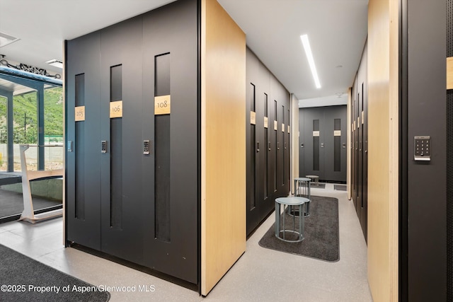119 Wood Rd Unit 604, Snowmass Village, CO 81615 - corridor with a wall of windows