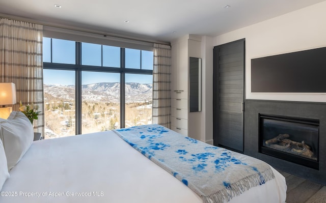 bedroom featuring hardwood / wood-style floors