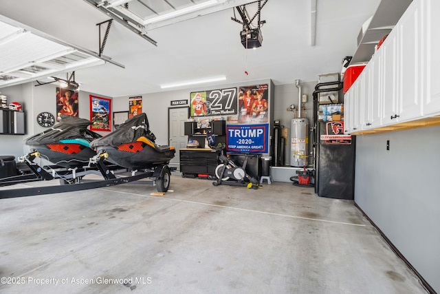 1783 Anvil View Ave, Rifle, CO 81650 - garage featuring gas water heater and a garage door opener