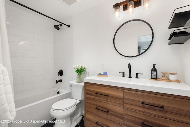 35 Upper Woodbridge Rd Unit 18-Cd, Snowmass Village, CO 81615 - full bathroom featuring vanity and shower / bath combo with shower curtain