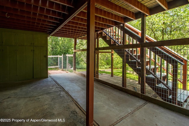 912 Red Mountain Dr, Glenwood Springs, CO 81601 - view of patio featuring an exterior structure