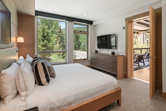 130 Wood Rd Unit 264, Snowmass Village, CO 81615 - bedroom featuring recessed lighting and access to outside