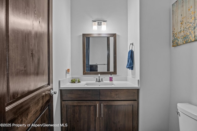 510 S Wildhorse Dr, New Castle, CO 81647 - bathroom with toilet and vanity